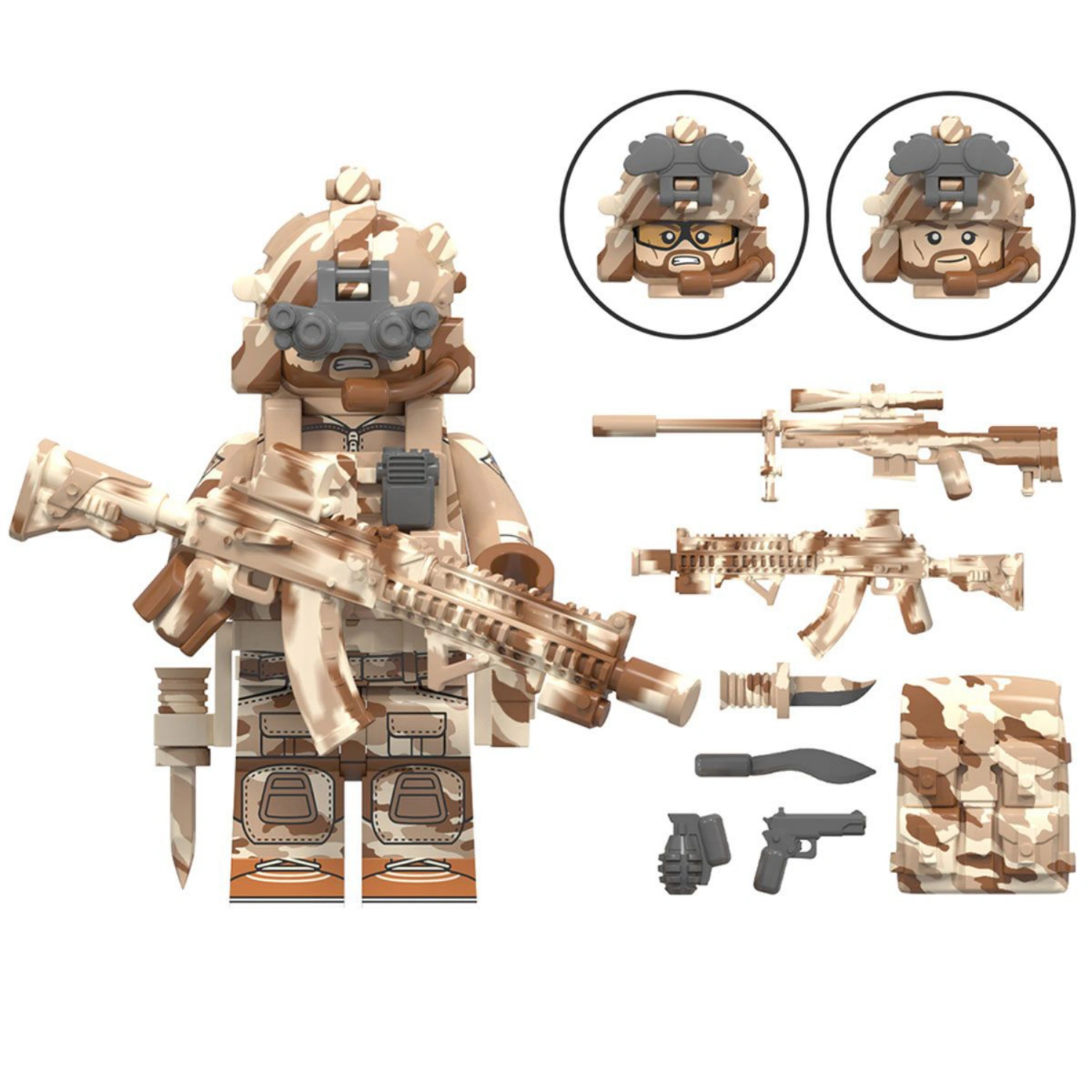 Minifigure - Navy Seals​​ (LEGO Alternative)