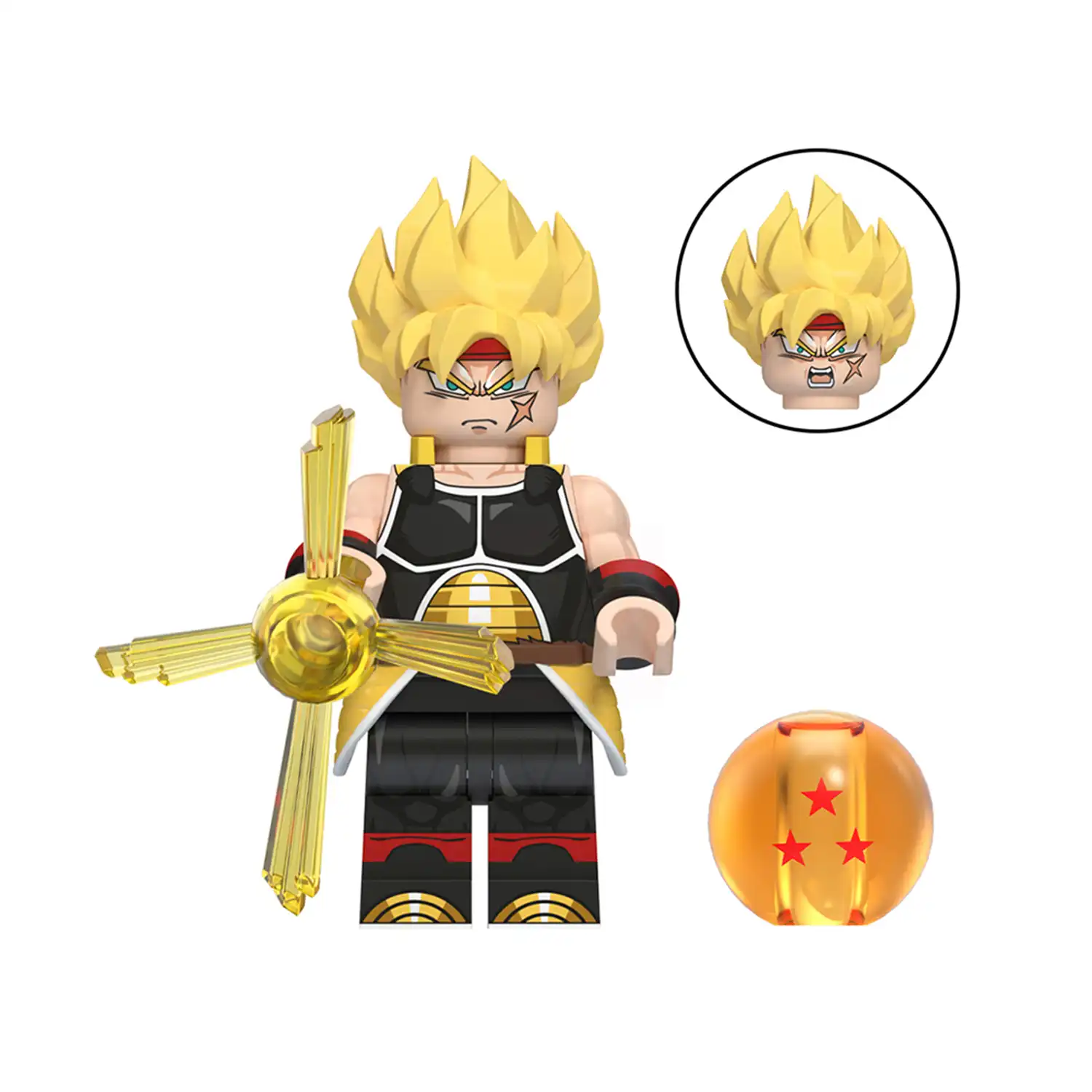Minifigure - Bardock​ (LEGO Alternative)
