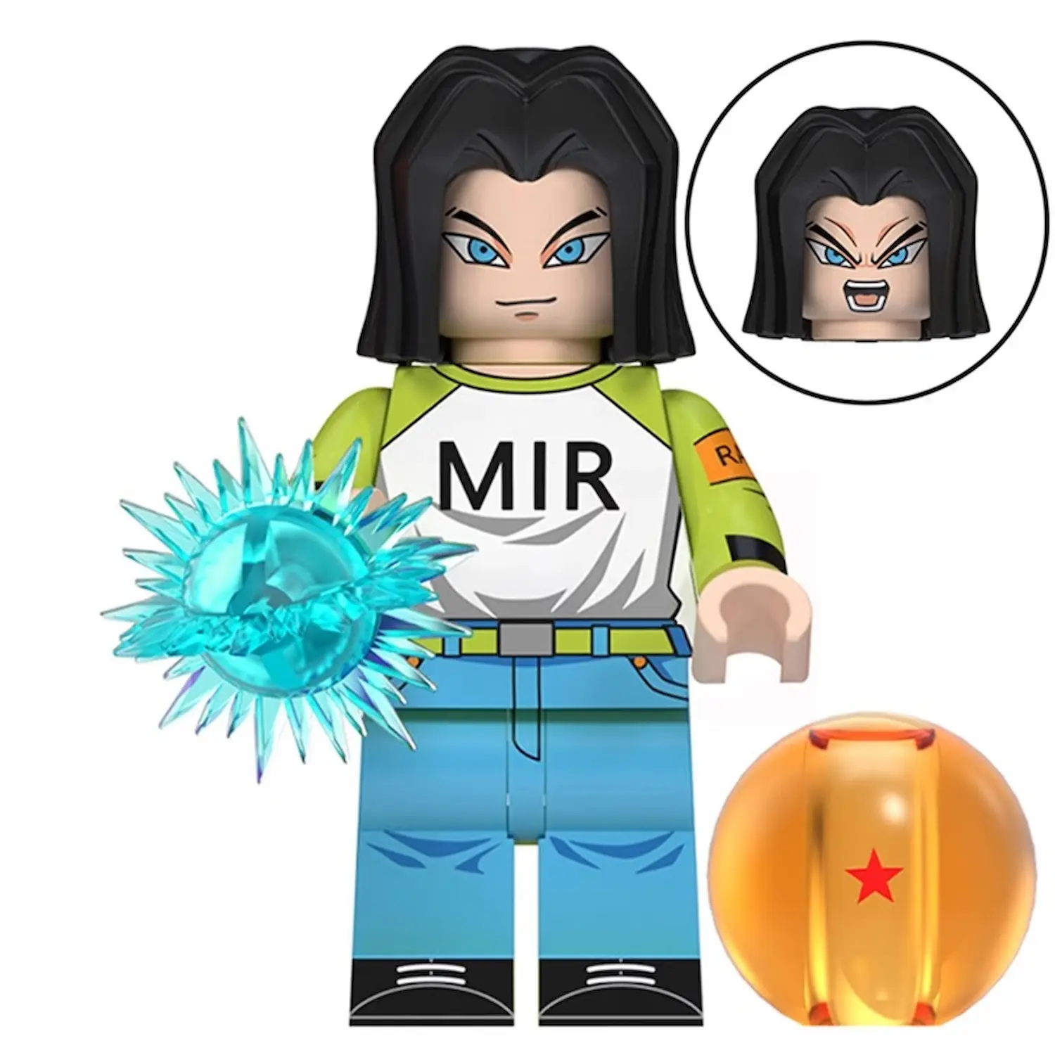 Minifigure - Android 17​ (LEGO Alternative)