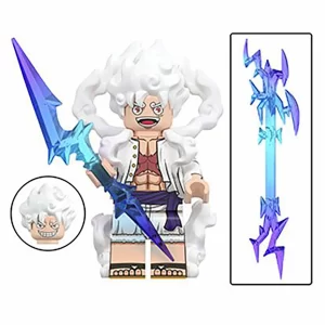 Minifigures – Sun God Monkey D. Luffy Gear 5 ​One Piece (LEGO Alternative)