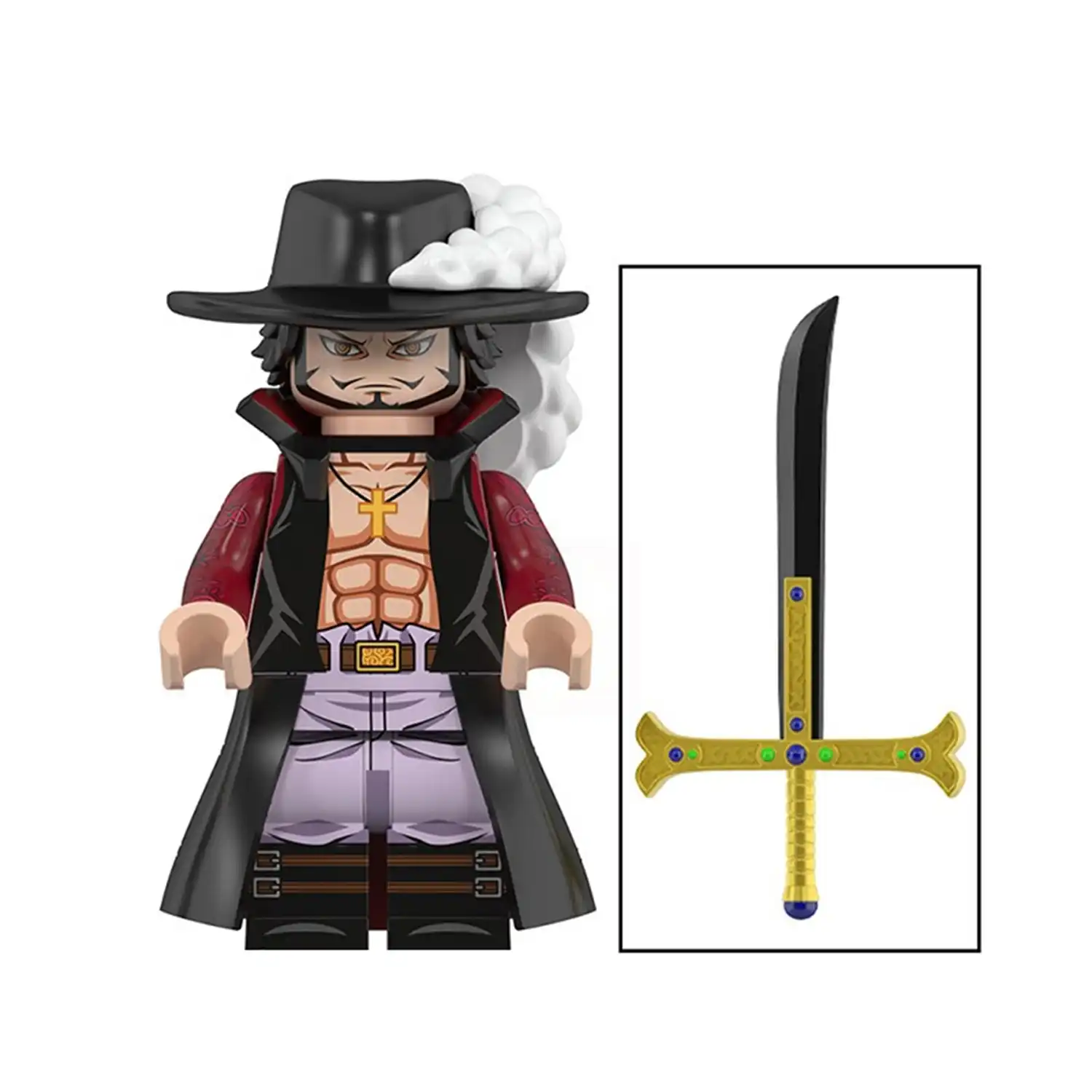Minifigure – Dracule Hawk Eyes Mihawk​ ​(LEGO Alternative)