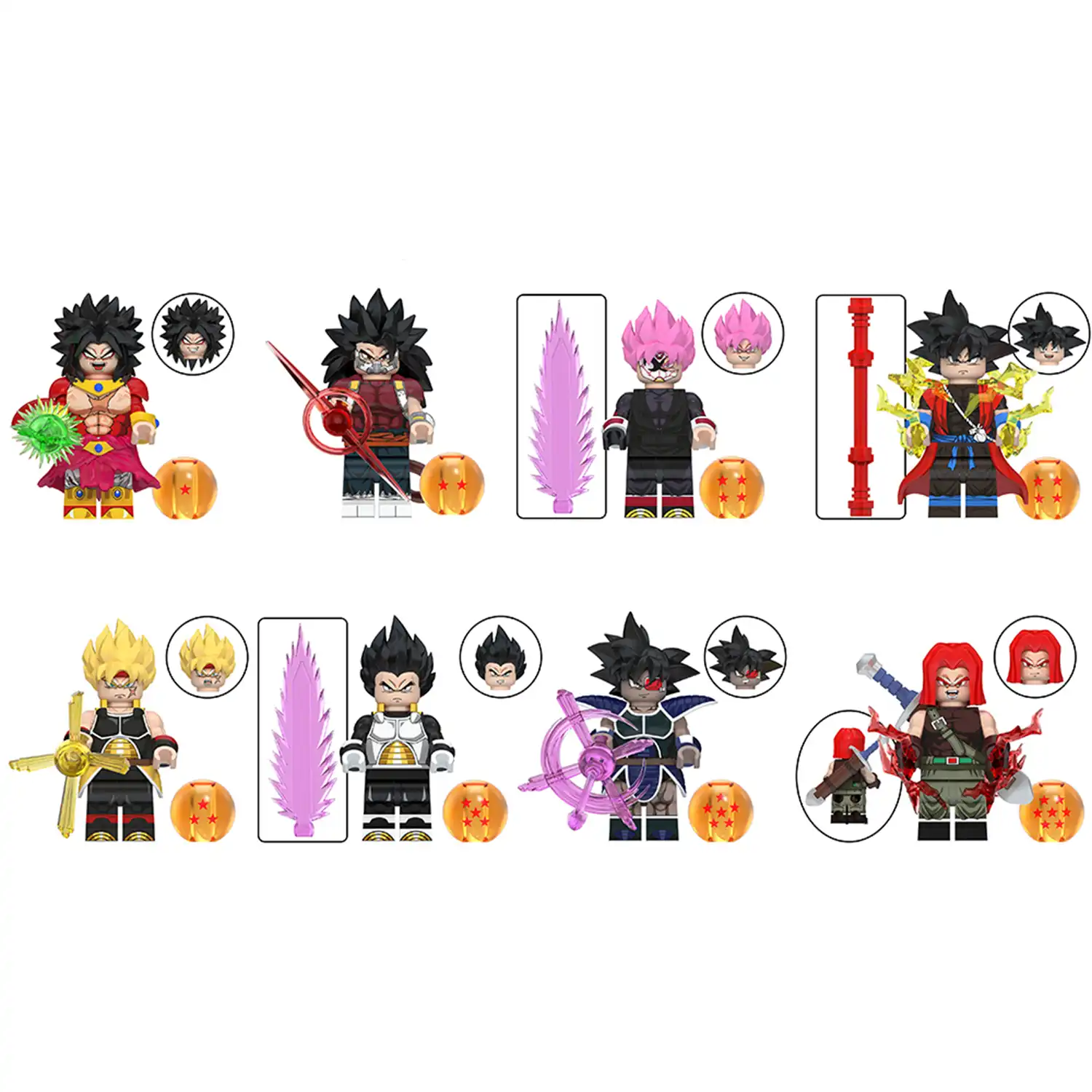 Minifigures - Dragon Ball Figures (LEGO Alternative)