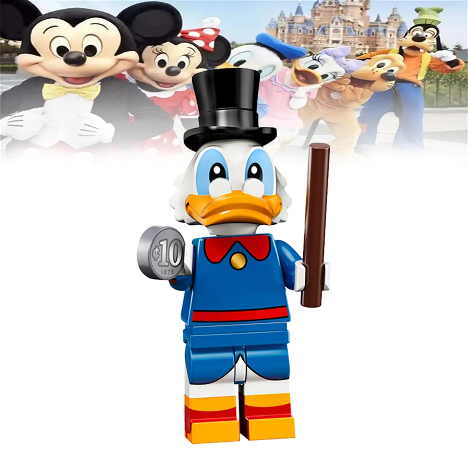 Minifigure – Uncle Scrooge McDuck (LEGO Alternative)