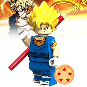 Minifigure - Vegito Super Saiyan (LEGO Alternative)