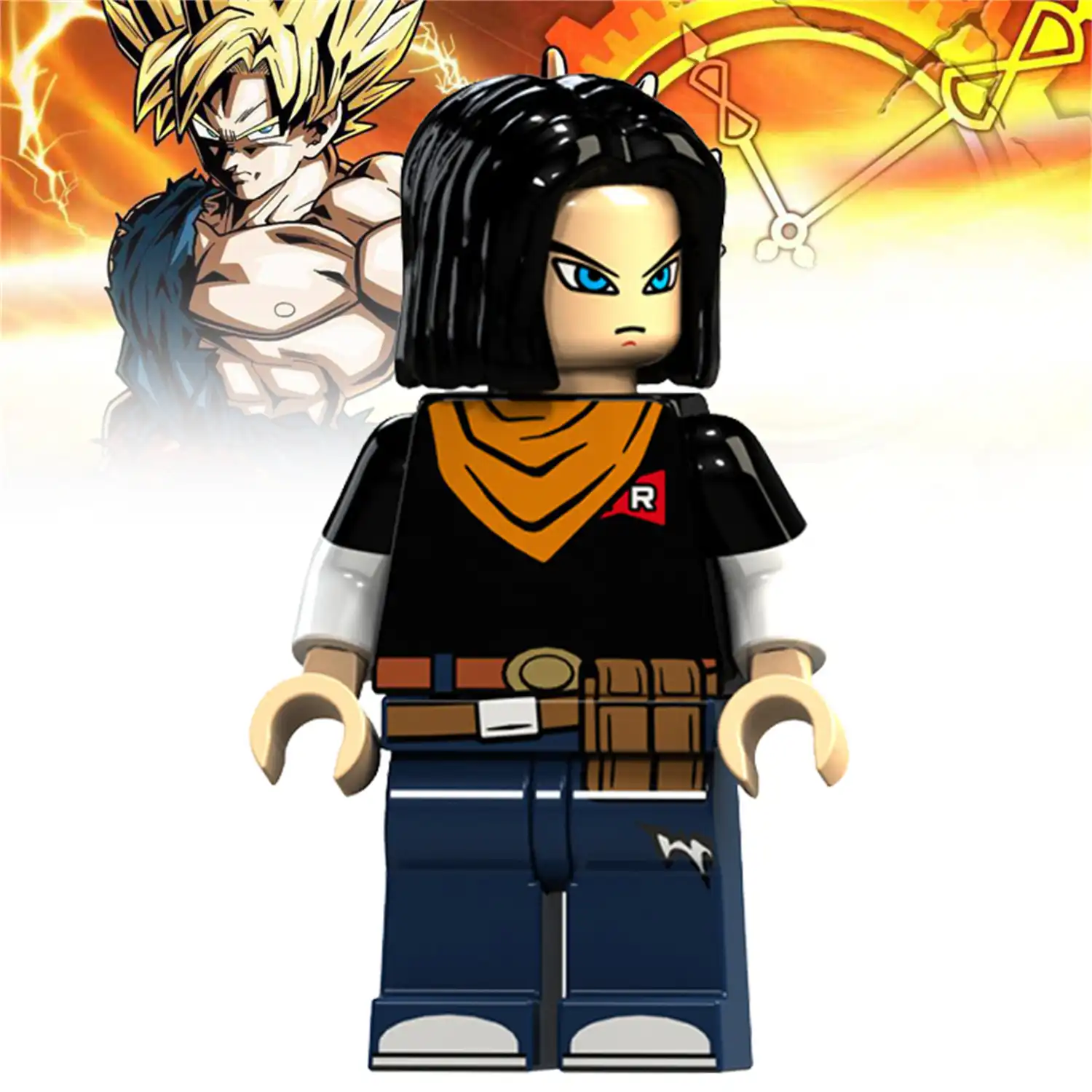 Minifigure - Android 17​ (LEGO Alternative)