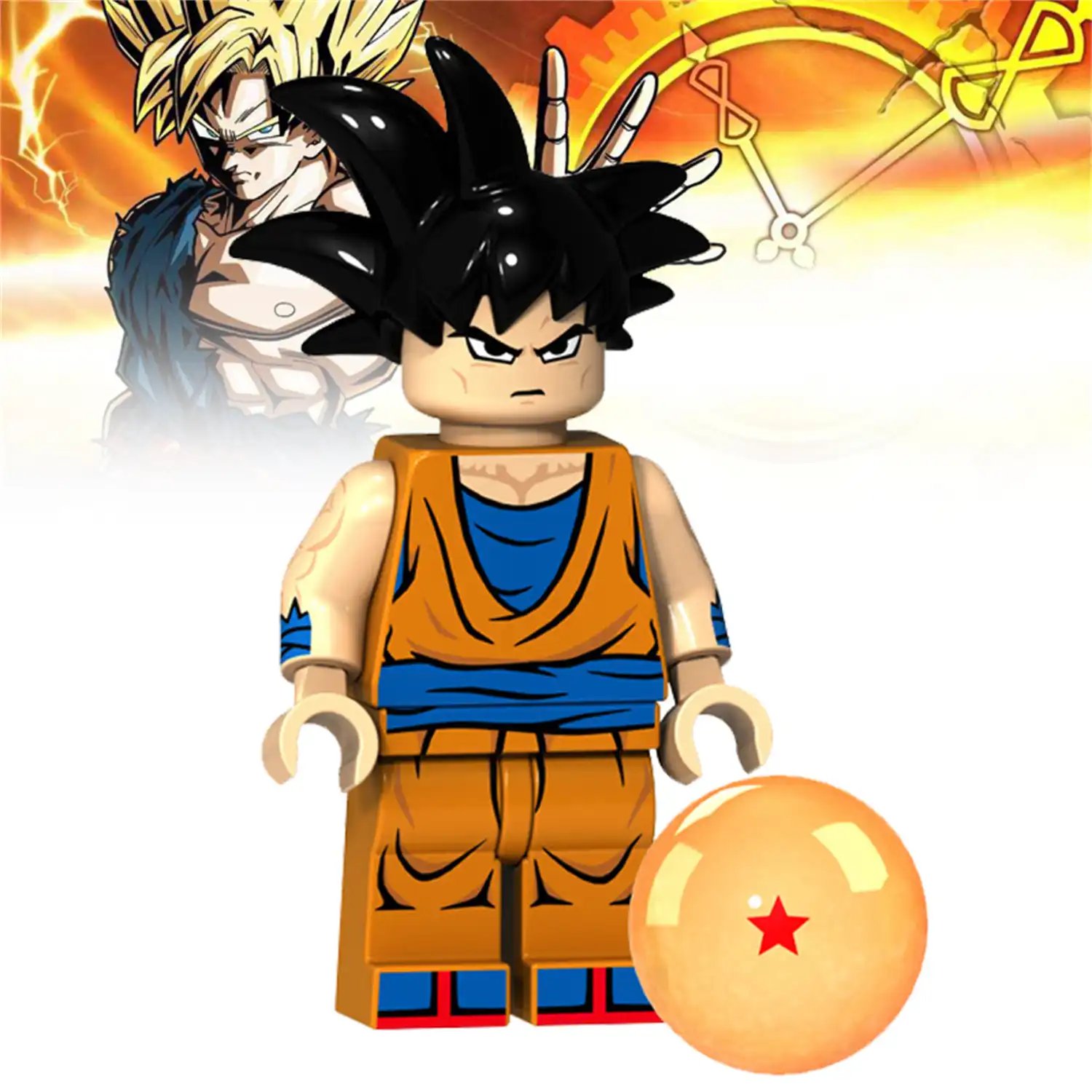 Minifigure - Son Goku (LEGO Alternative)