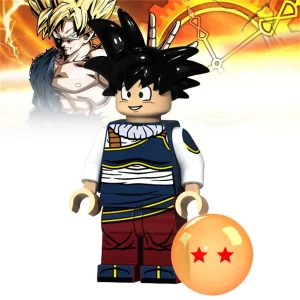Minifigure - Son Goku with Yardrat Outfit (LEGO Alternative)
