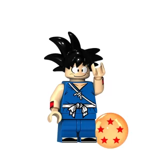 Minifigure - Son Goku Young Age Wearing Blue Gi (LEGO Alternative)