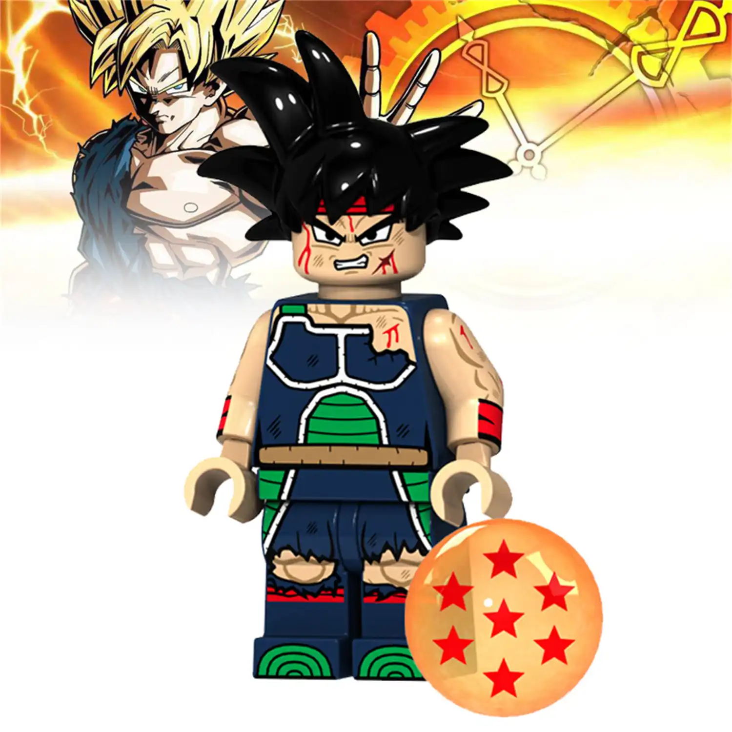 Minifigure - Bardock (LEGO Alternative)