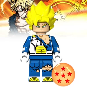 Minifigure - Vegeta Super Saiyan (LEGO Alternative)