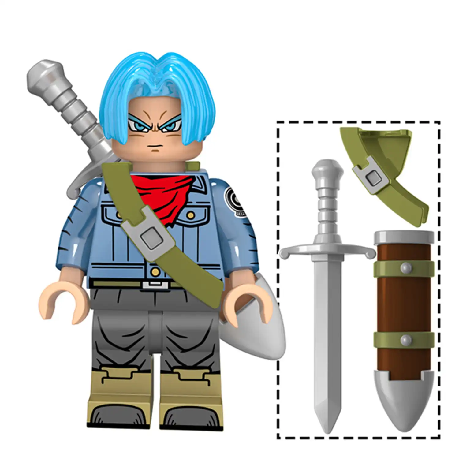 Minifigure - Future Trunks (LEGO Alternative)