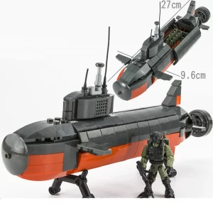 Chinese Type 096 (Tang-class) SSBN nuclear submarine (LEGO Alternative Bricks)