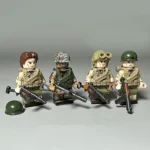 Minifigure – Band of Brothers Easy Company figures World War II era US military uniforms (LEGO Alternative)