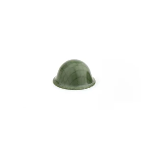 Custom Piece Miniature – A green Japanese Type 90 style military helmet with netting – 3D Print for LEGO minifigure