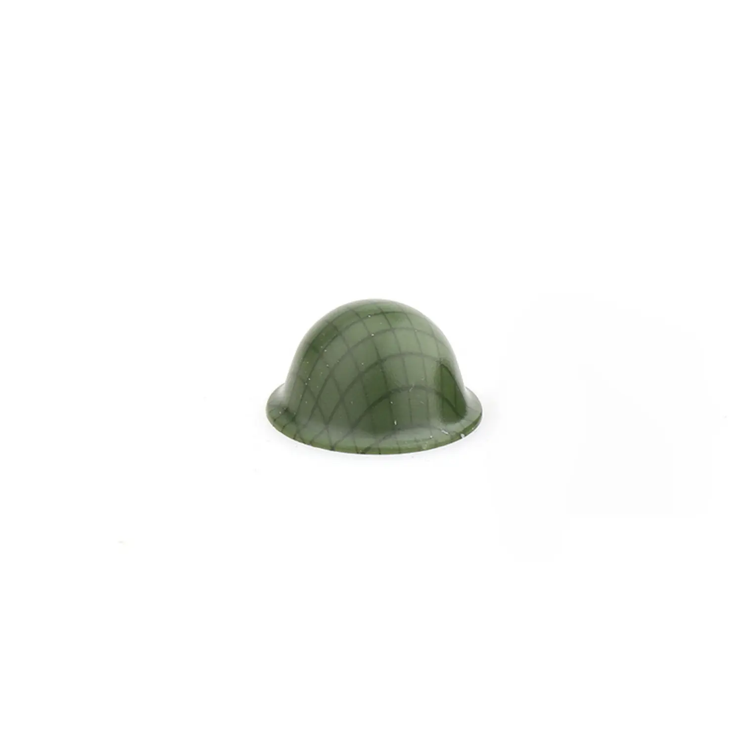 Custom Piece Miniature – A green Japanese Type 90 style military helmet with netting – 3D Print for LEGO minifigure