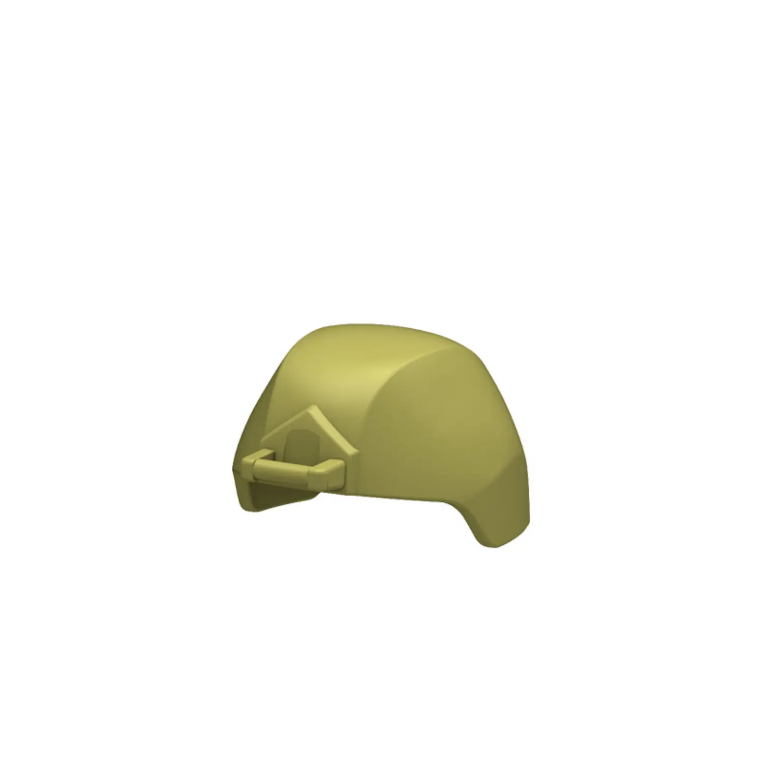 Custom Piece Miniature – ACH Advanced Combat Helmet style helmet olive green – 3D Print for LEGO minifigure