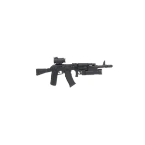 Custom Piece Miniature – AK 74 assault rifle fitted with an underbarrel grenade launcher – 3D Print for LEGO minifigure