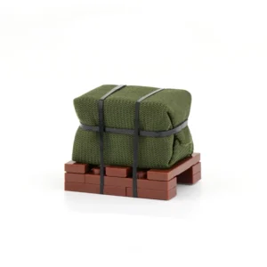 Custom Piece Miniature – Airdrop Supply Package Palletized Cargo Load – 3D Print for LEGO minifigure