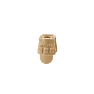 Custom Piece Miniature – BrickArms LBAV Lightweight Body Armor Vest tan earth yellow – 3D Print for LEGO minifigure