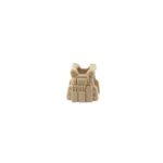 Custom Piece Miniature – BrickArms PCV Plate Carrier Vest tan khaki - Specialist – 3D Print for LEGO minifigure