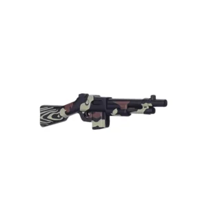 Custom Piece Miniature – Browning Automatic Rifle BAR with a camouflage pattern – 3D Print for LEGO Minifigure
