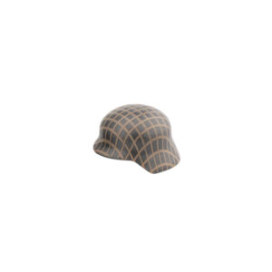 Custom Piece Miniature – German M35 helmet yellow net – 3D Print for LEGO minifigure