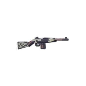 Custom Piece Miniature – M1 Carbine with a camouflage finish – 3D Print for LEGO Minifigure
