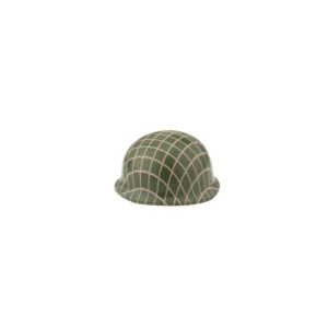 Custom Piece Miniature – M1 style military helmet with netting – 3D Print for LEGO minifigure