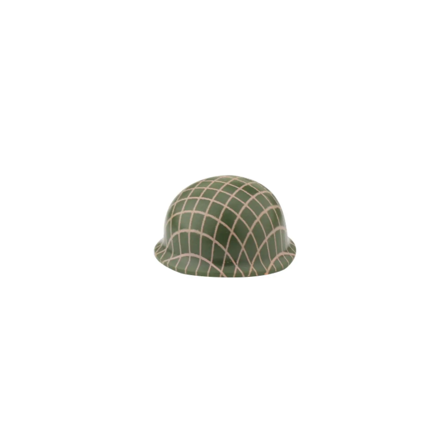 Custom Piece Miniature – M1 style military helmet with netting – 3D Print for LEGO minifigure