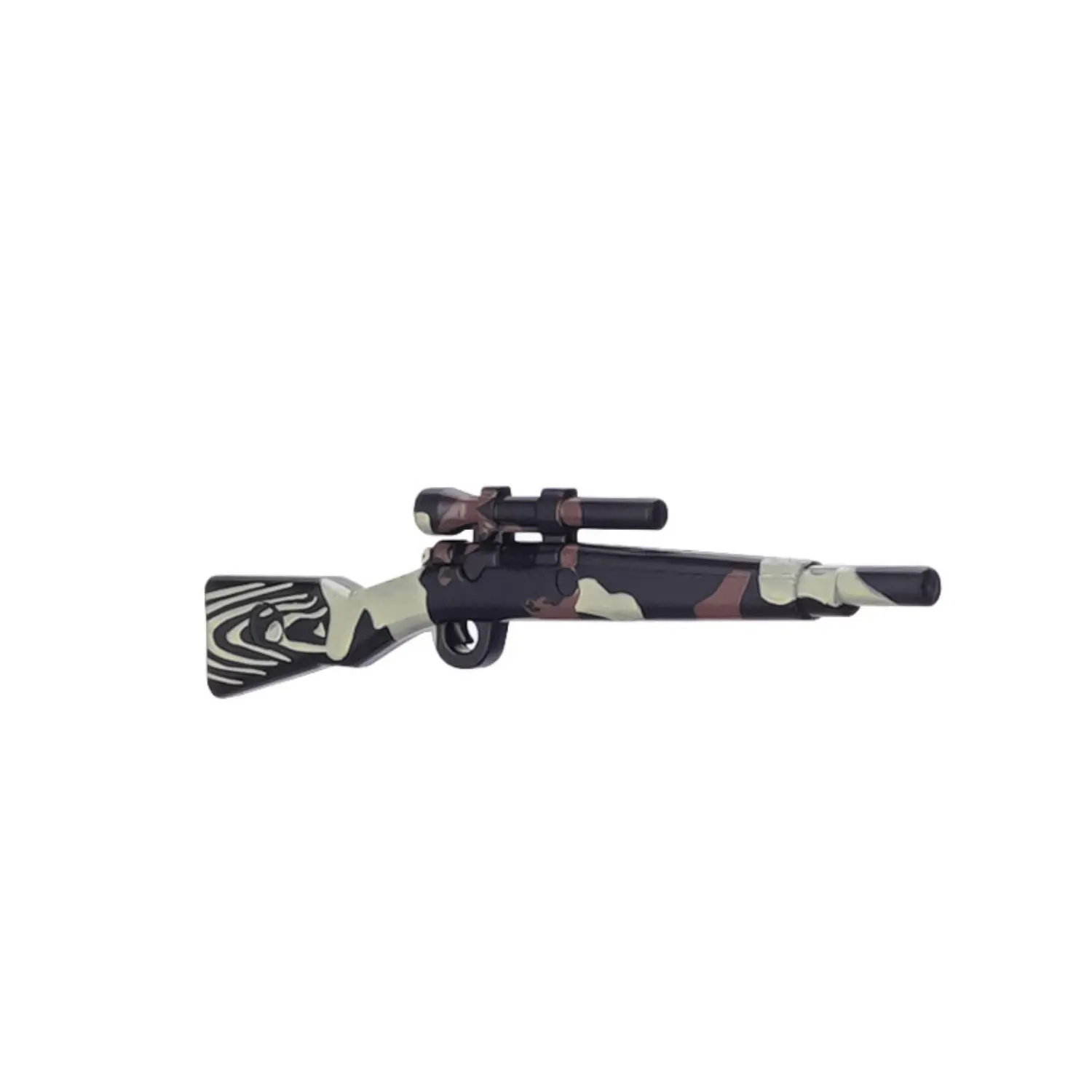 Custom Piece Miniature – M1903 Springfield sniper rifle with a camouflage finish – 3D Print for LEGO Minifigure