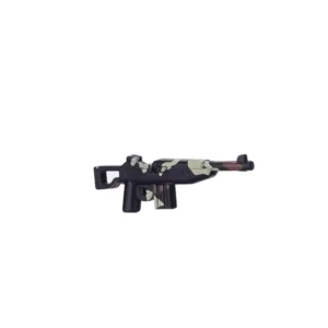 Custom Piece Miniature – M1A1 Carbine with a camouflage pattern – 3D Print for LEGO Minifigure