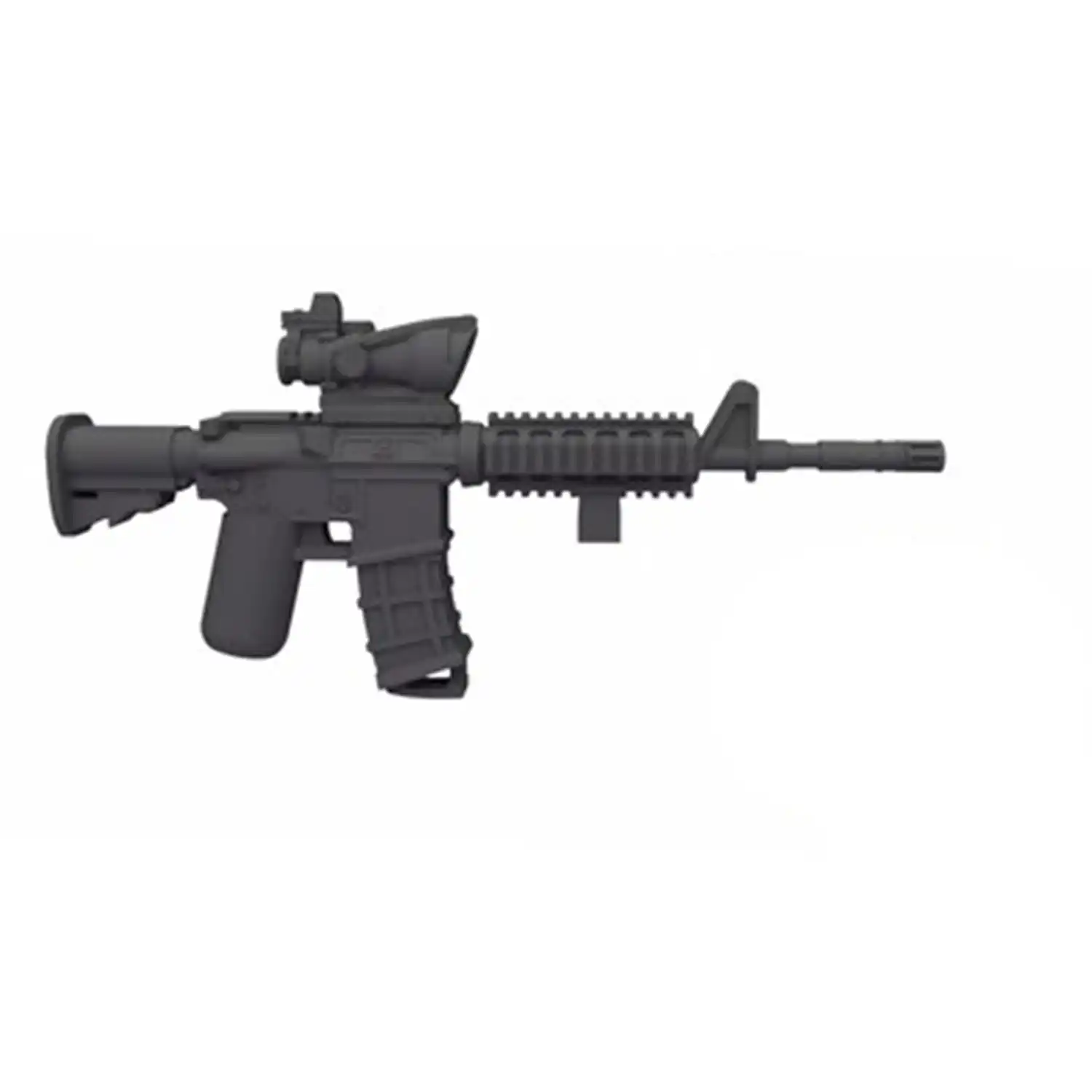 Custom Piece Miniature – M4A1 carbine equipped with an ACOG style scope – 3D Print for LEGO minifigure
