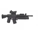 Custom Piece Miniature – M4A1 carbine fitted with an M203 grenade launcher and a scope – 3D Print for LEGO minifigure
