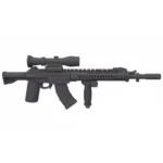 Custom Piece Miniature – Marksman Version of a tactical AK style rifle firearm – 3D Print for LEGO minifigure