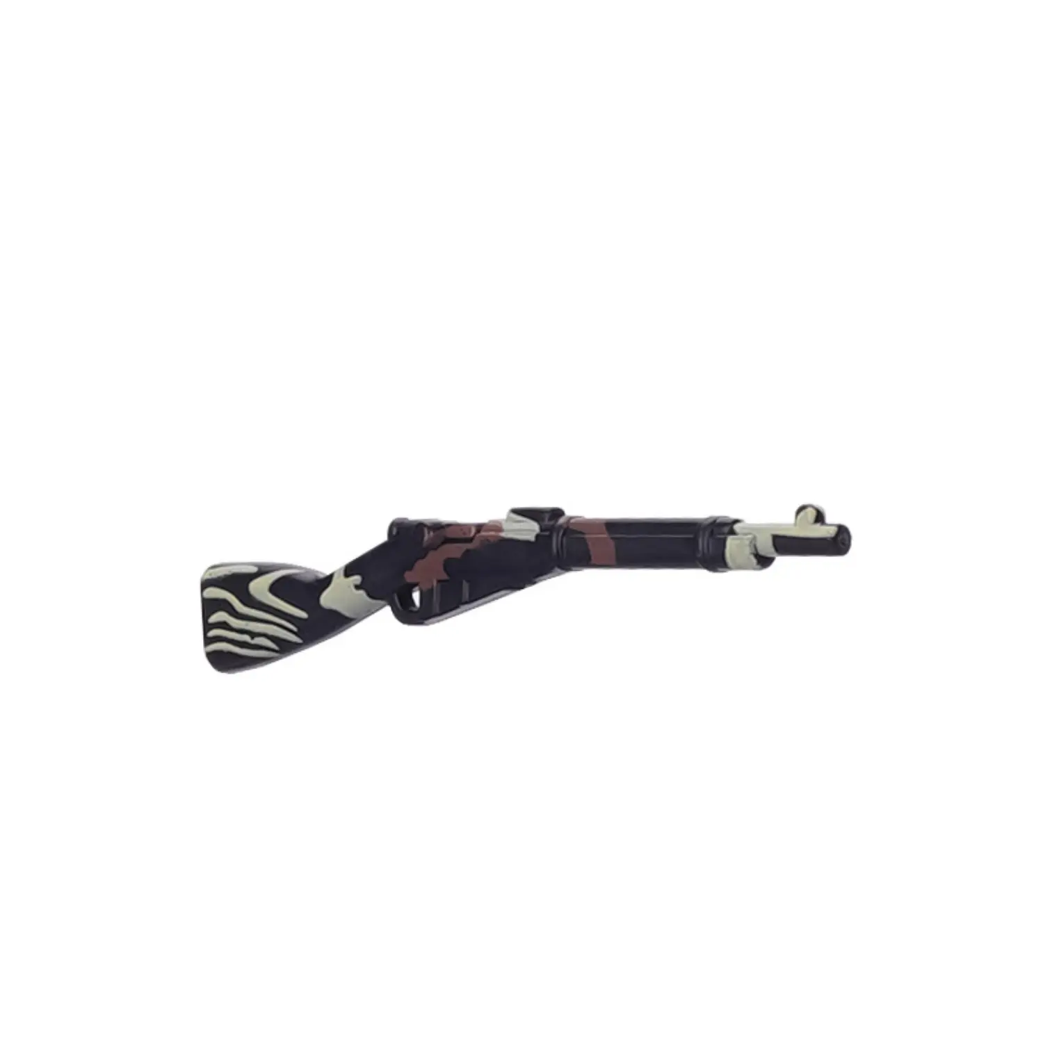 Custom Piece Miniature – Mosin Nagant rifle with a camouflage finish – 3D Print for LEGO Minifigure