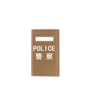 Custom Piece Miniature – Police Riot Military Shield brown tan – 3D Print for LEGO minifigure