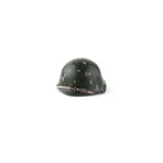 Custom Piece Miniature – Soviet SSh 40 helmet with a depicted helmet strap and a mud-splatter or weathered finish – 3D Print for LEGO minifigure