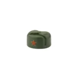 Custom Piece Miniature – Soviet style army hat ushanka featuring a red star emblem on the front – 3D Print for LEGO minifigure