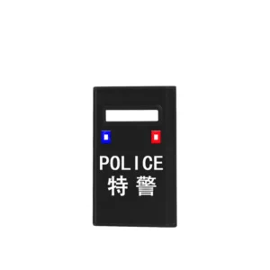Custom Piece Miniature – Special Police Riot Military Shield black – 3D Print for LEGO minifigure
