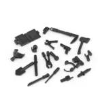 Custom Piece Miniature – Tactical Gear military gear and equipment tools weaponry black – 3D Print for LEGO minifigure