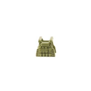 Custom Piece Miniature – Tactical Vest Body Armor Olive Green – 3D Print for LEGO minifigure