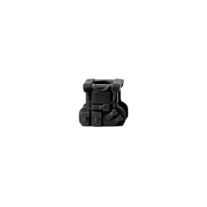Custom Piece Miniature – Tactical Vest Body Armor black with multiple pouches – 3D Print for LEGO minifigure