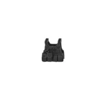 Custom Piece Miniature – Tactical Vest Body Armor black with various pouches – 3D Print for LEGO minifigure