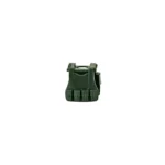 Custom Piece Miniature – Tactical Vest Body Armor olive green with three front pouches – 3D Print for LEGO minifigure