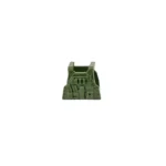 Custom Piece Miniature – Tactical Vest Body Armor olive military green with various molded pouches – 3D Print for LEGO minifigure