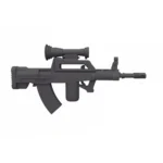Custom Piece Miniature – Type 95 QBZ 95 style assault rifle with scope – 3D Print for LEGO minifigure