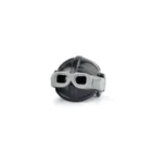 Custom Piece Miniature – black pilot style helmet with light gray or silver goggles – 3D Print for LEGO minifigure