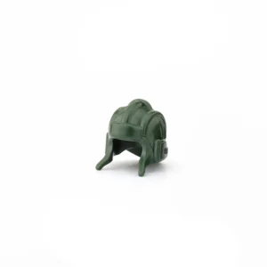 Custom Piece Miniature – green military style tank helmet – 3D Print for LEGO minifigure