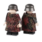 Custom Piece Miniature – military camouflage poncho cape Erbsenmuster pea dot M44 camouflage pattern – 3D Print for LEGO Minifigure