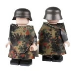 Custom Piece Miniature – military camouflage poncho cape Erbsenmuster pea dot M44 camouflage pattern – 3D Print for LEGO Minifigure